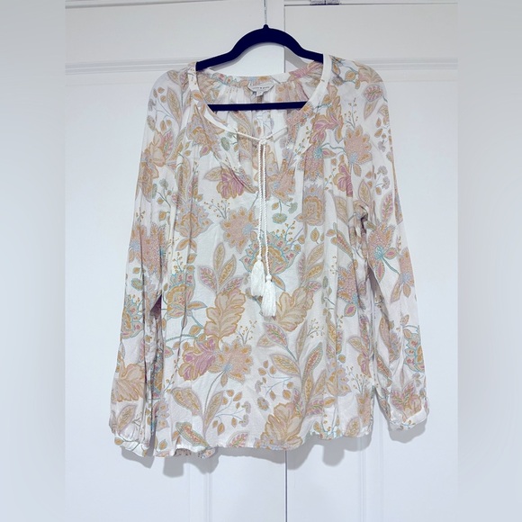 Lucky brand like new size large lightweight blouse - Picture 1 of 5